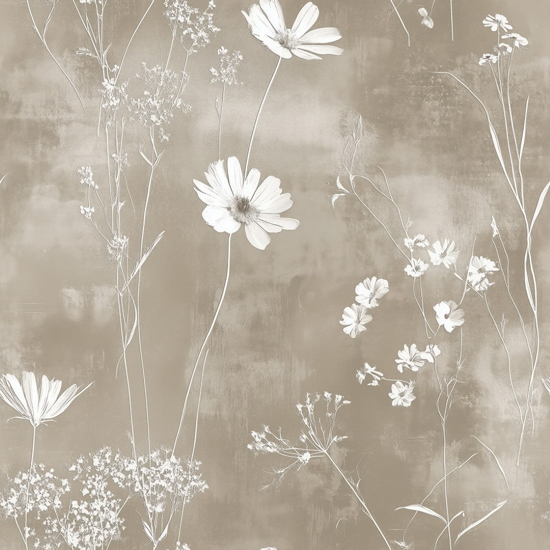 Soft Daisy Meadow Floral