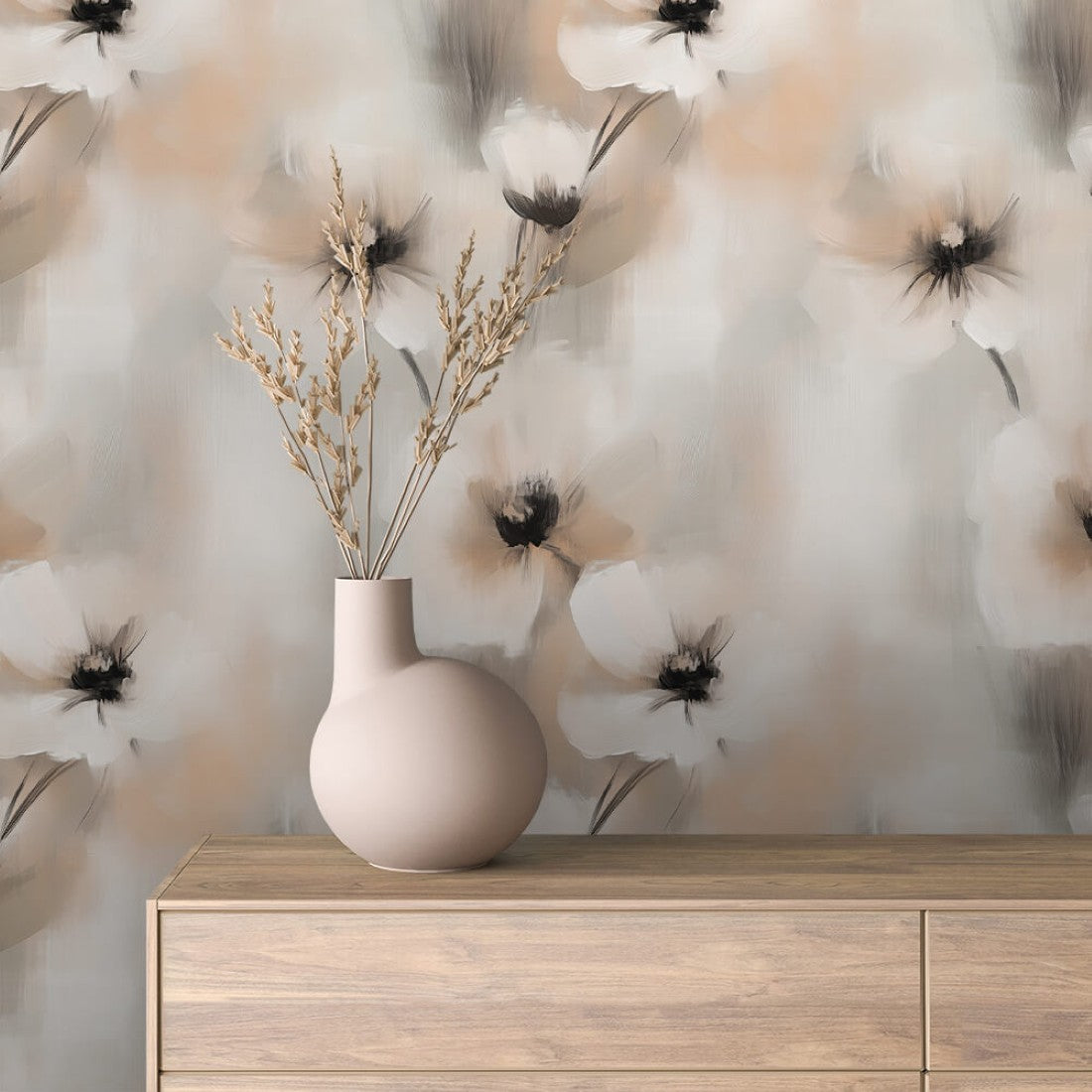 Neutral Wildflower Mist Floral