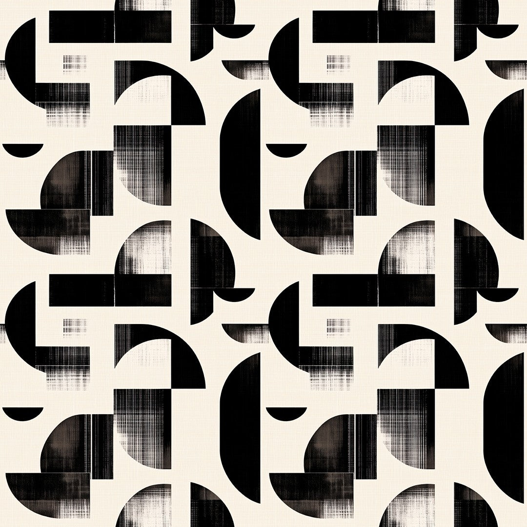 Monochrome Maze Geometric