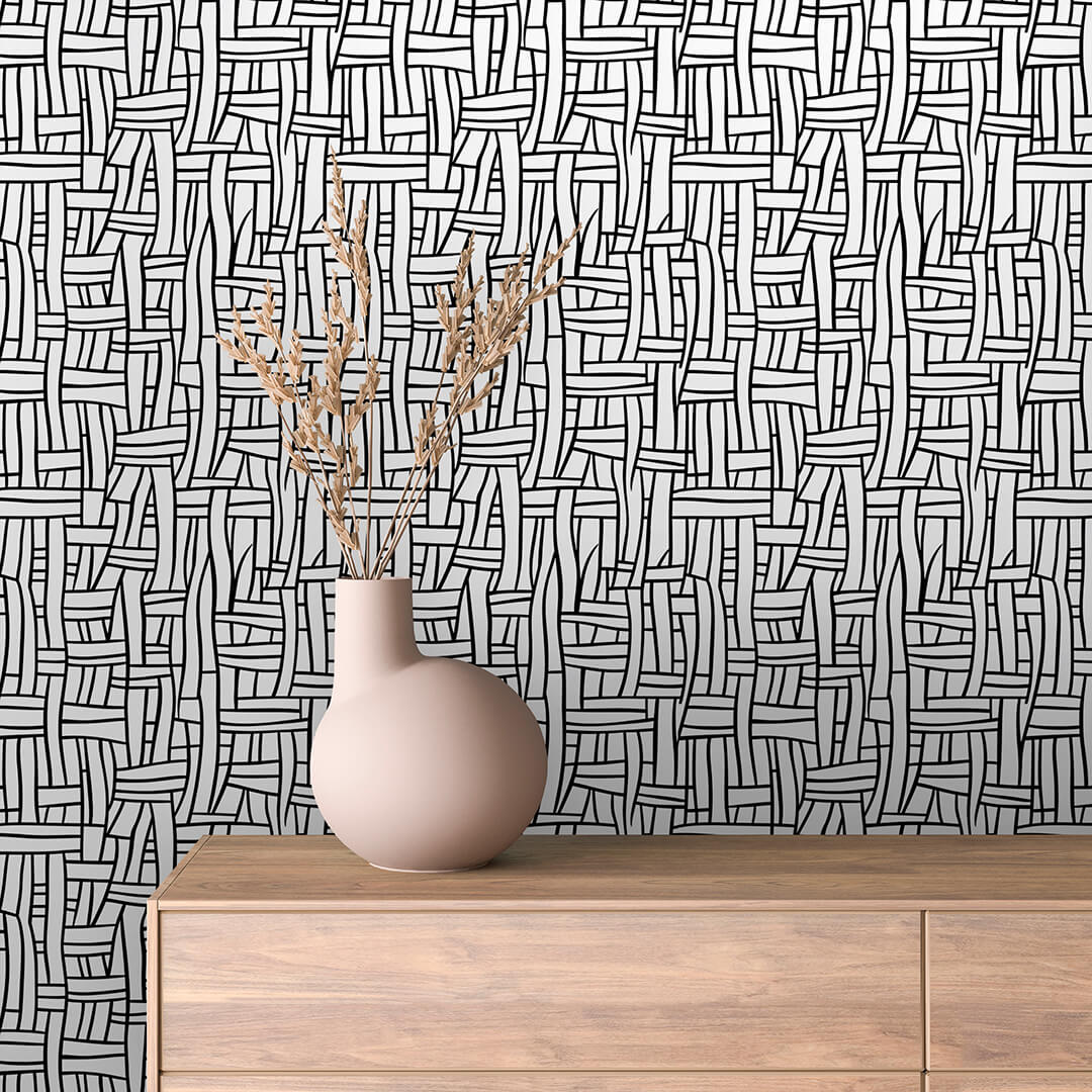 Grey Labyrinth Geometric