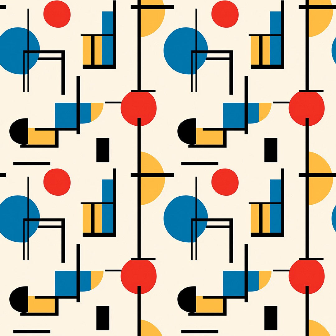 Primary Dot Grid Geometric