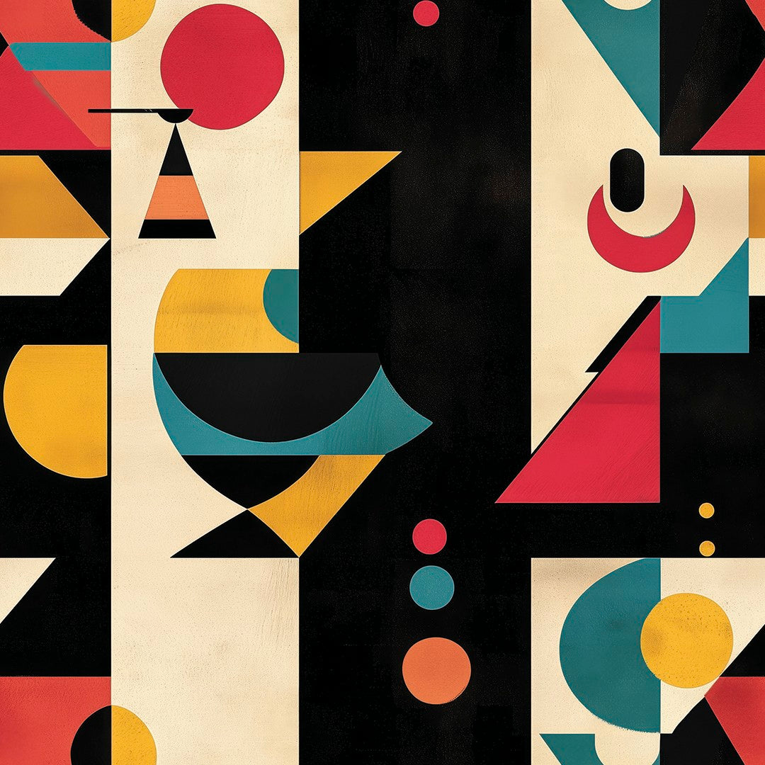 Abstract Triangle Rhythm Geometric
