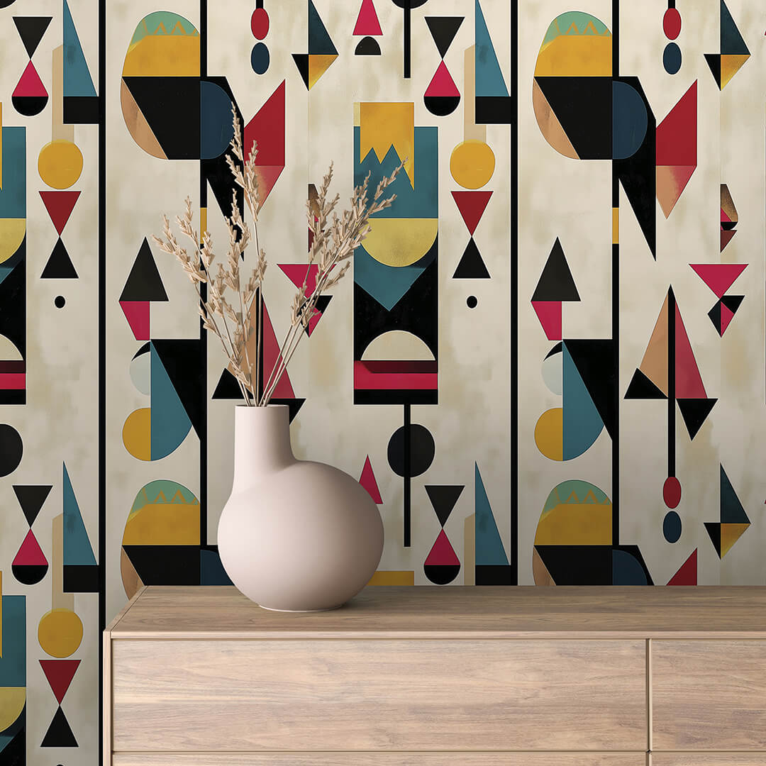 Pastel Shape Harmony Geometric