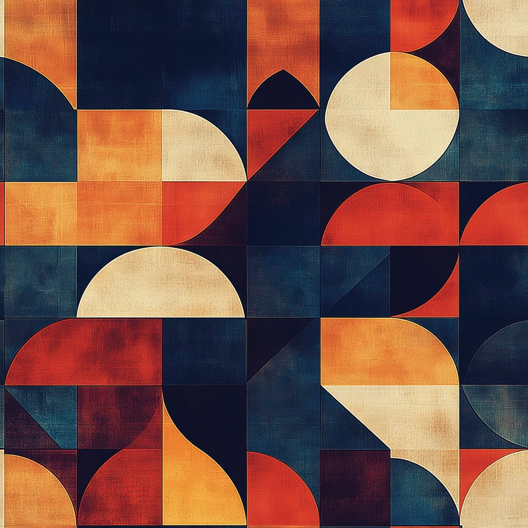 Retro Arch Mosaic Geometric