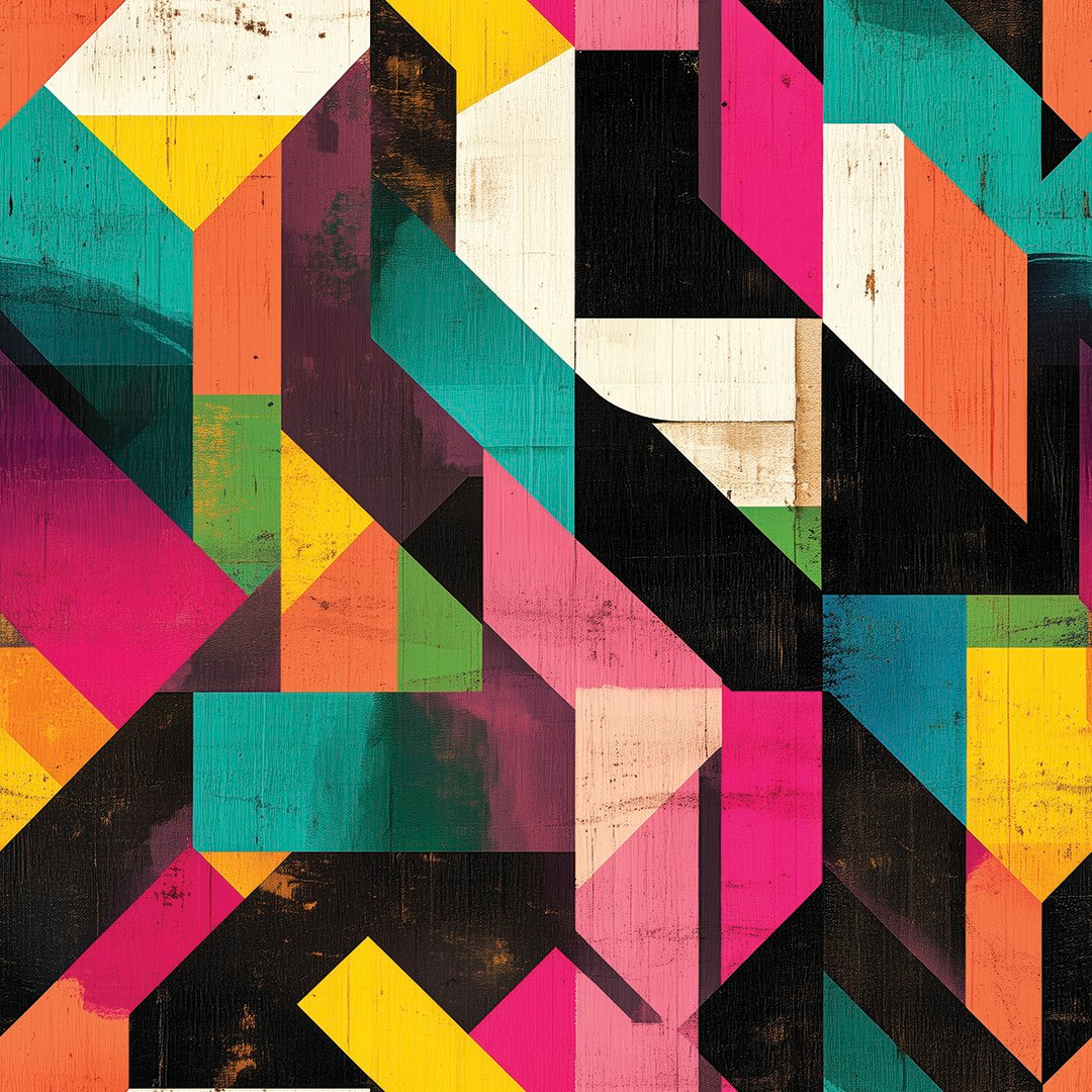 Bold Prism Pattern Geometric
