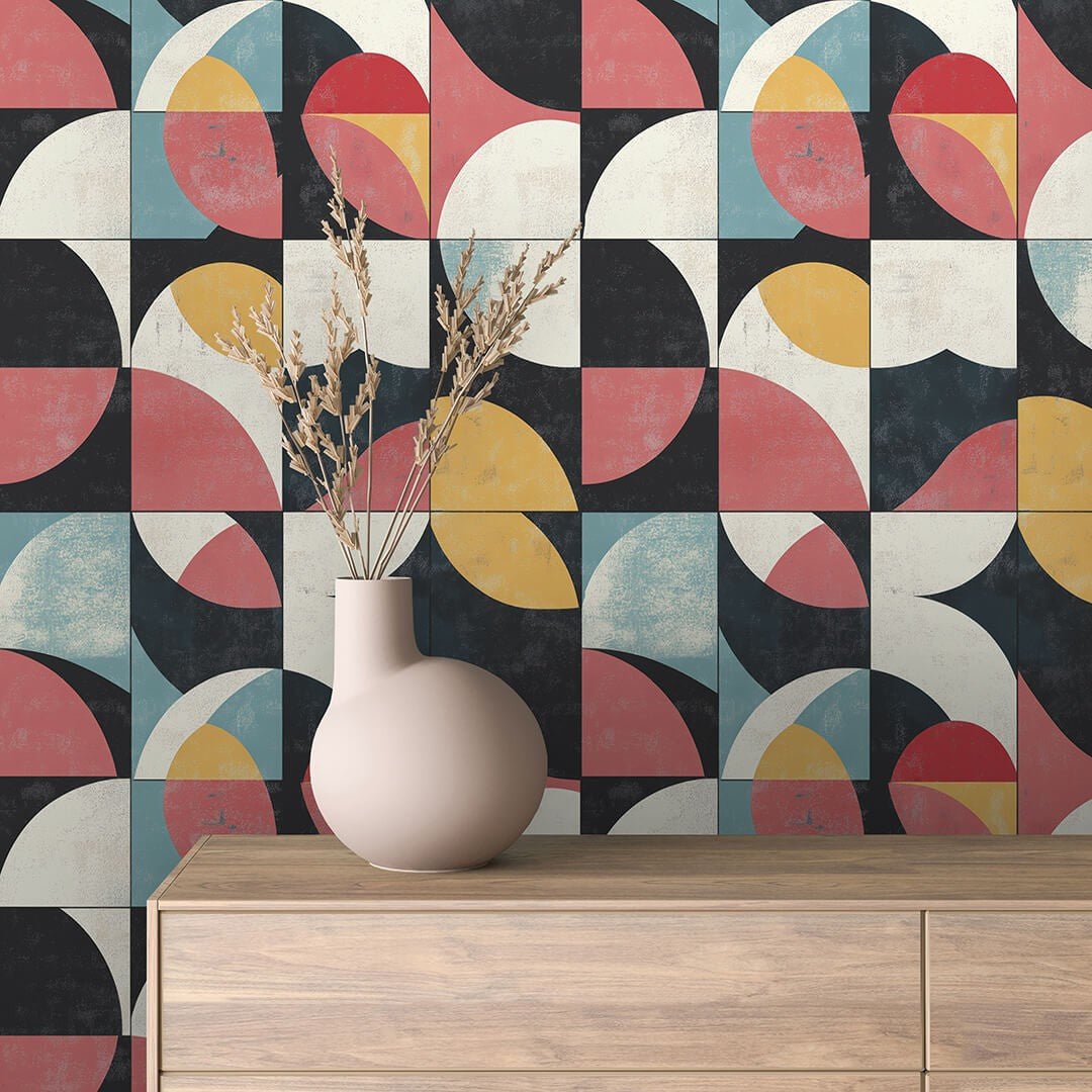 Retro Curve Geometry Geometric