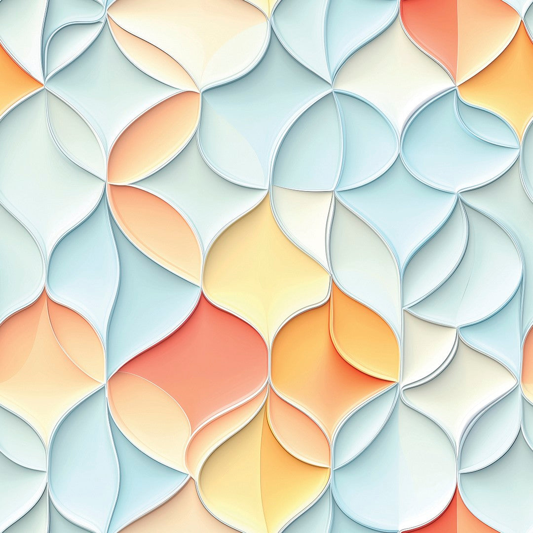 Scale Mosaic Pattern Geometric