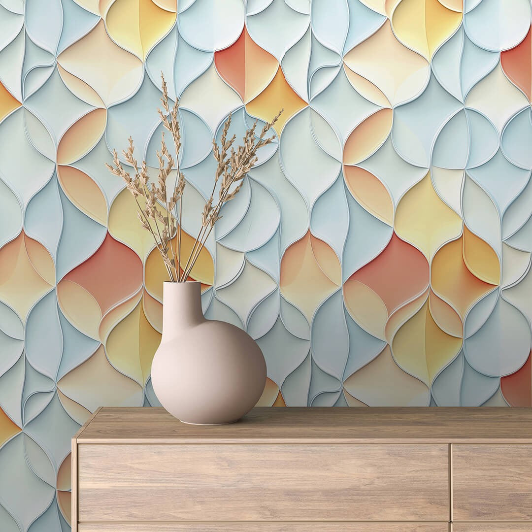 Scale Mosaic Pattern Geometric