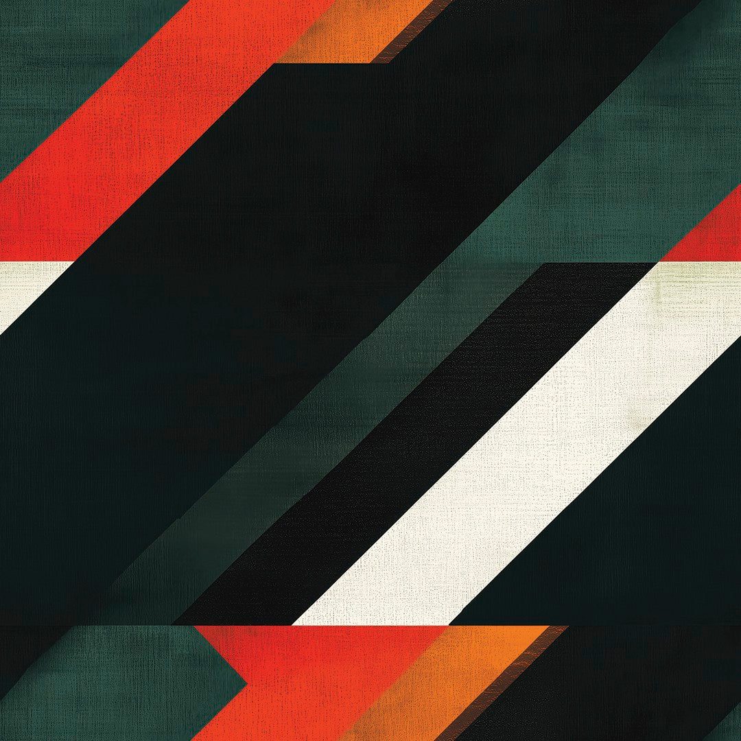 Diagonal Stripi Contrast Geometric