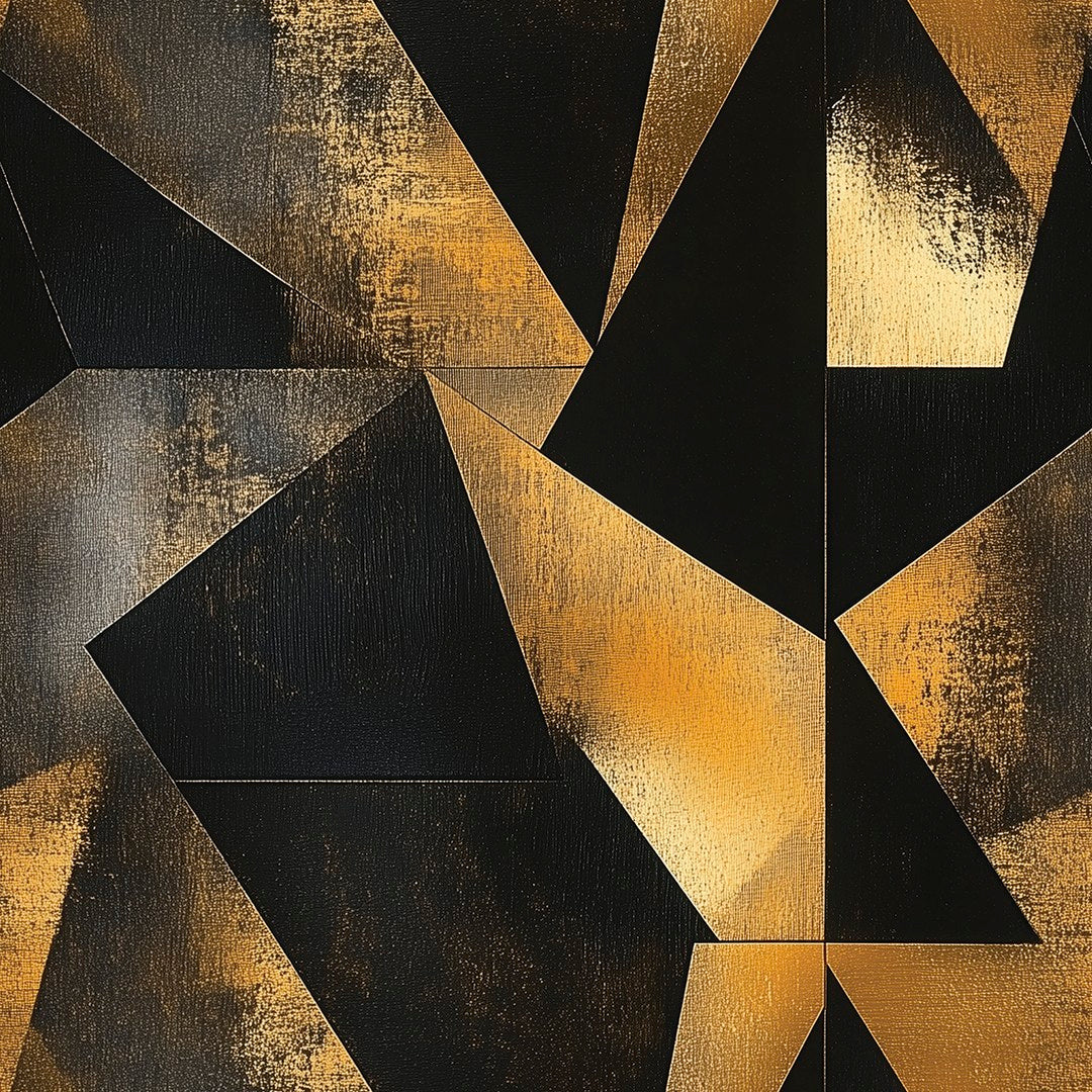 Metallic Pyramid Grid Geometric