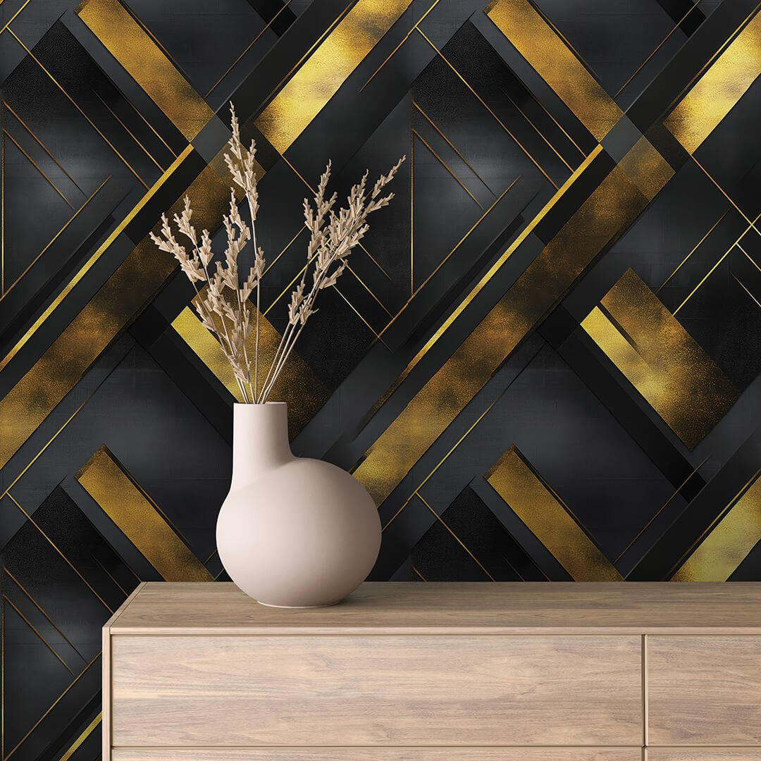 Dark Diamond Cross Geometric