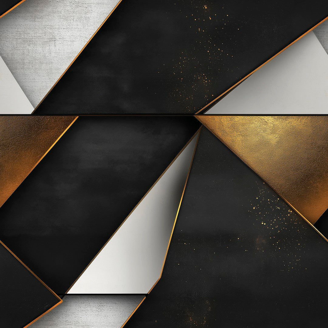 Gold Diamond Flow Geometric