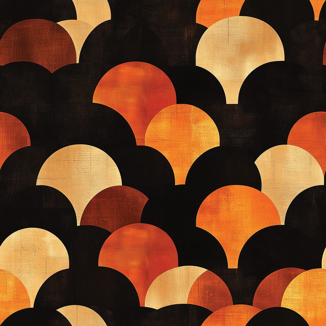 Retro Scale Pattern Geometric