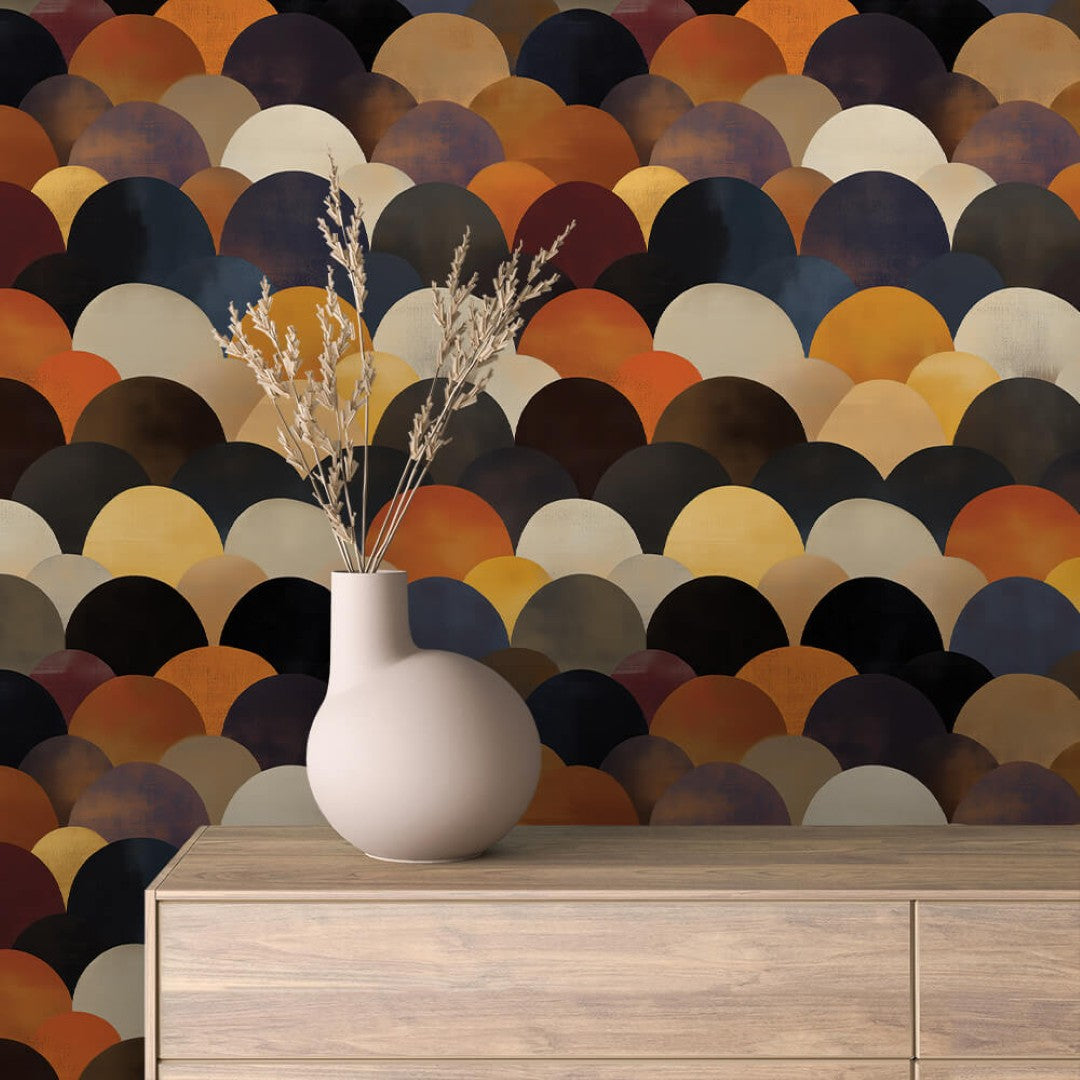 Vintage Shell Arc Geometric