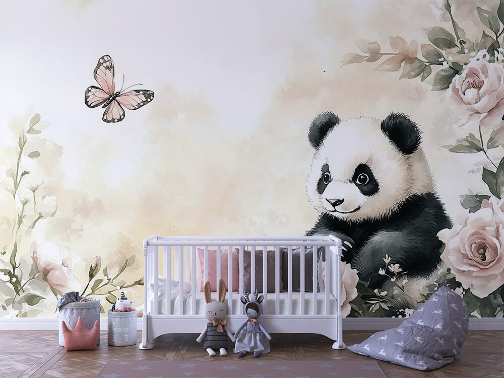 Panda u toploj dječijoj šumi