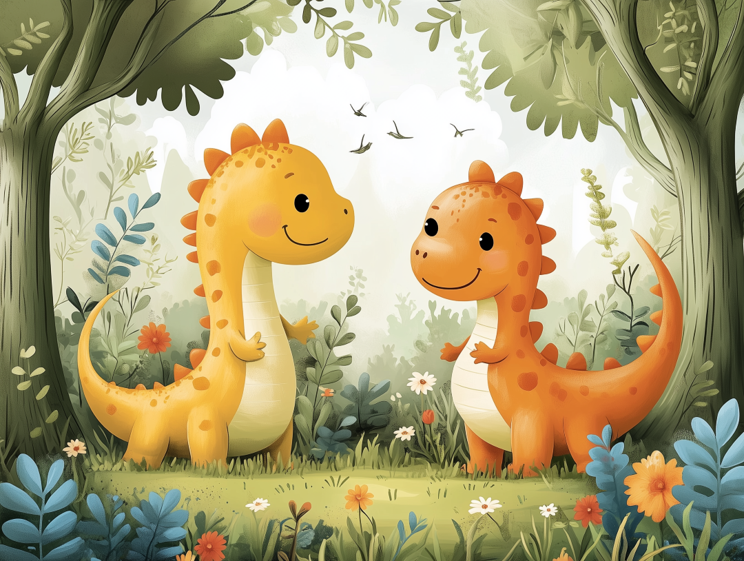 Sretne bebe dinosaurusi