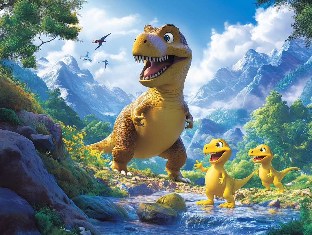 Mali dinosaurus avanturista