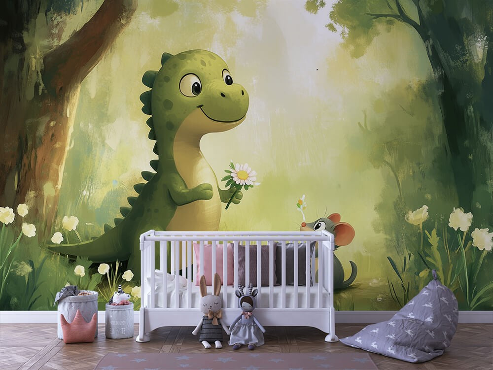 Dinosaurus u čarobnoj šumi