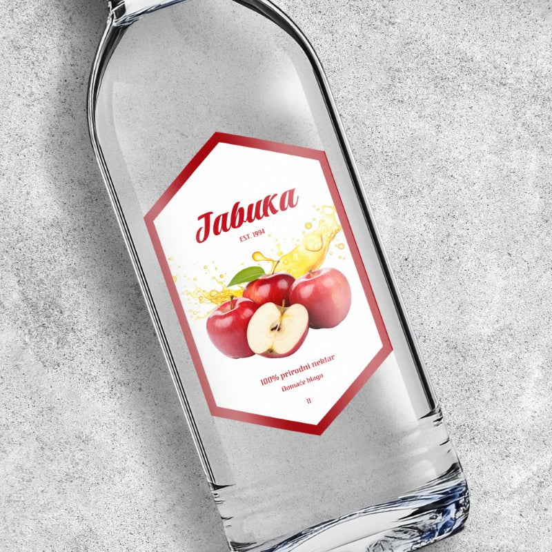 Naljepnica za sok od jabuke