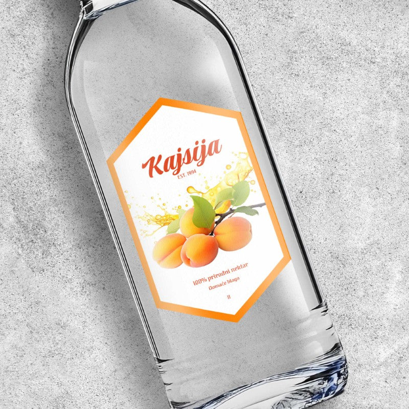 Naljepnica za sok od kajsije