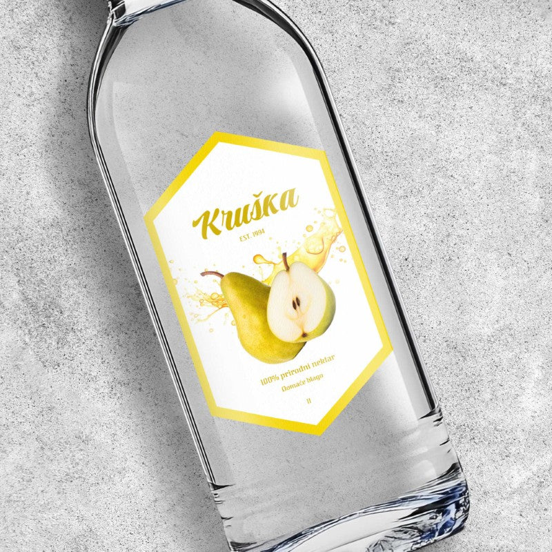 Naljepnica za sok od kruške