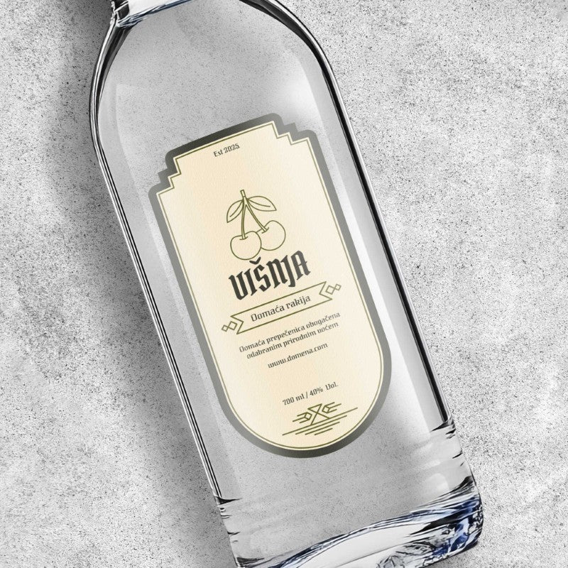 Naljepnica za liker od višnje