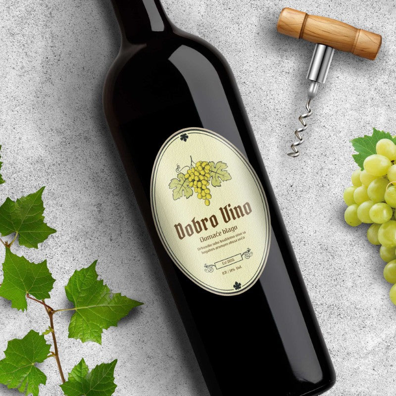 Naljepnica za vino Zlatna Kap