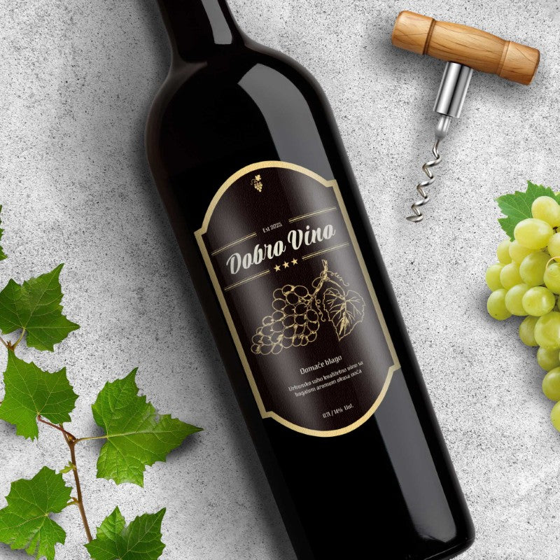 Naljepnica za vino Zlatni Pečat