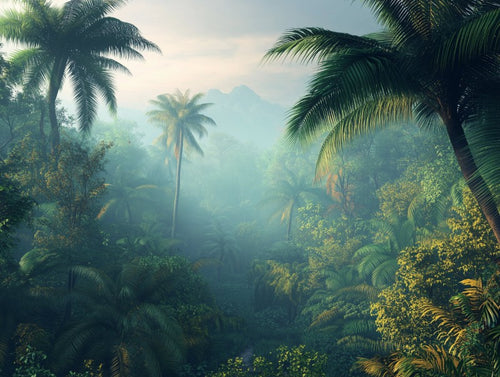 Deep Tropical Valley Landscape