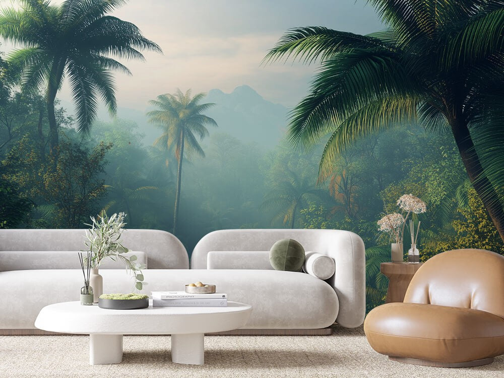 Deep Tropical Valley Landscape