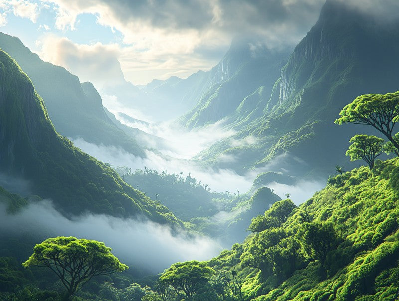 Alpine Valley Landscape