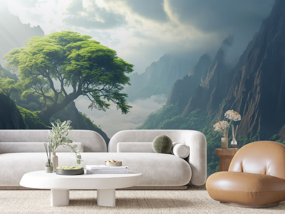 Mountain Cliff Landscape