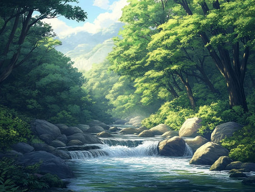 Forest River Landscape