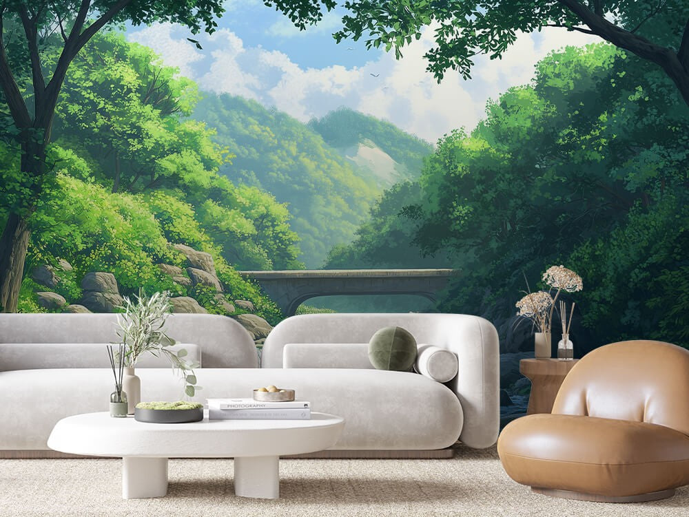 Green River Bridge Landscape