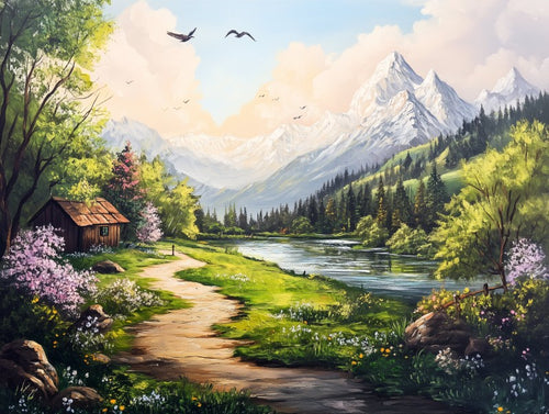 Mountain Garden Trail Landscape