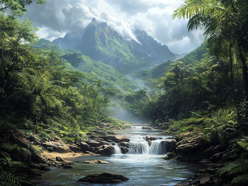 Forest Stream Landscape