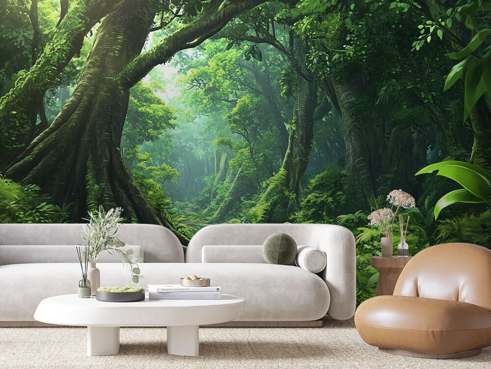 Jungle Stone Path Landscape