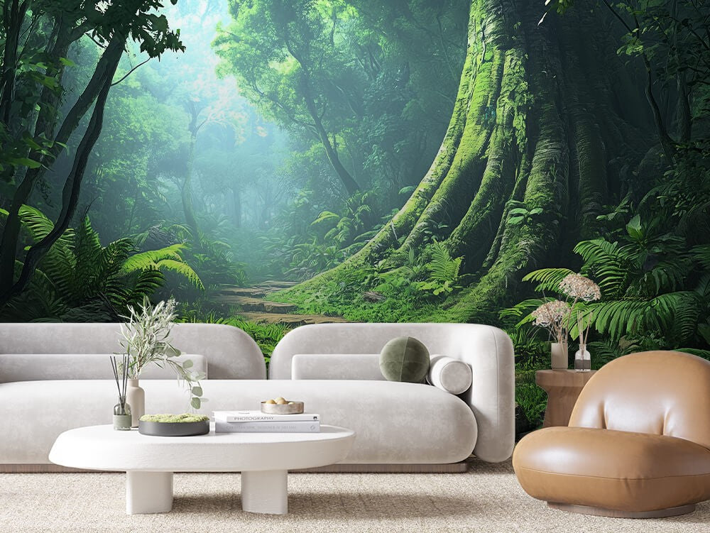 Jungle Stair Path Landscape