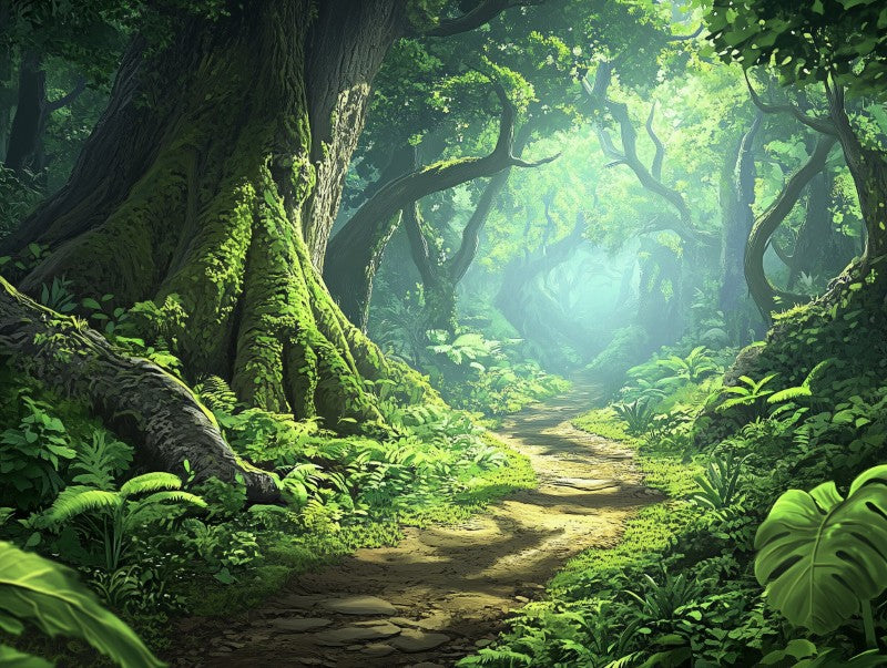 Jungle Roots Landscape