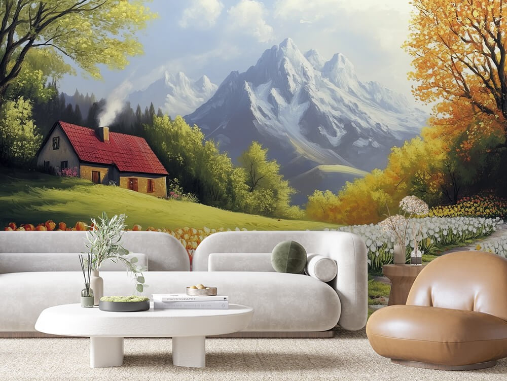 Tulip Mountain Field Landscape