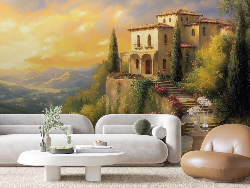 Tuscan Hills Villa Landscape
