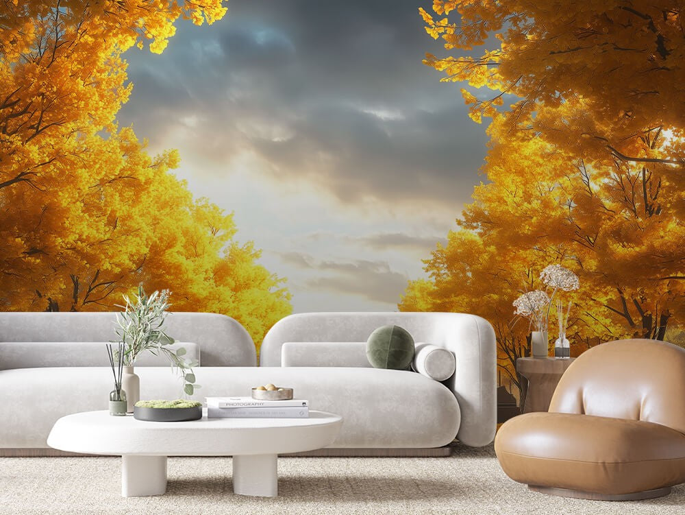 Golden Tree Avenue Landscape