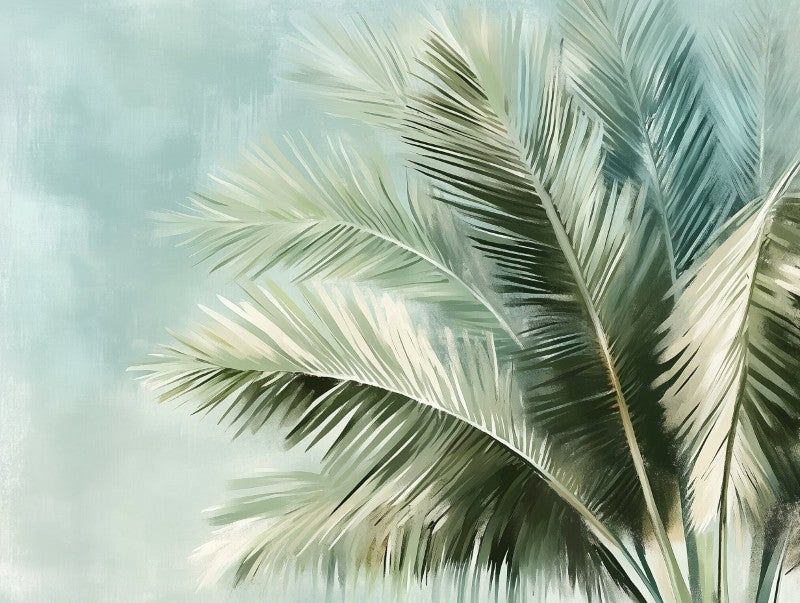 Light Tropical Leaves Airy
