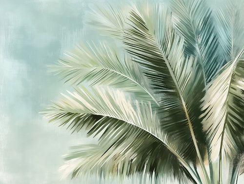 Light Tropical Leaves Airy