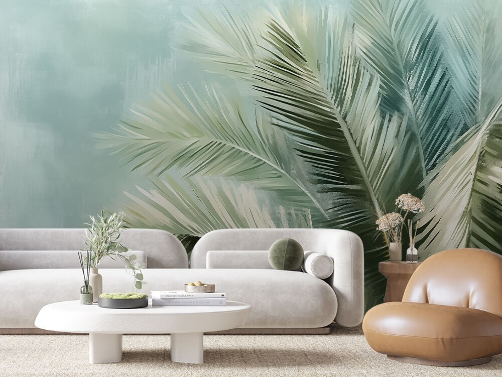Light Tropical Leaves Airy