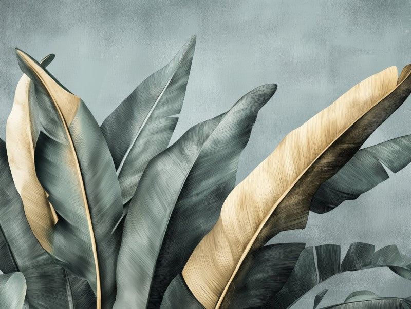 Natural Leaves Earth Tones