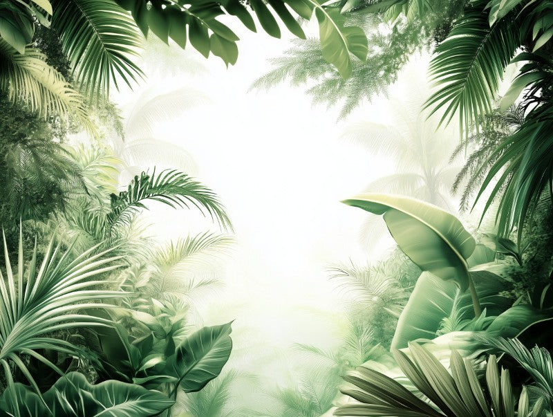 Bright Tropical Leaves Light