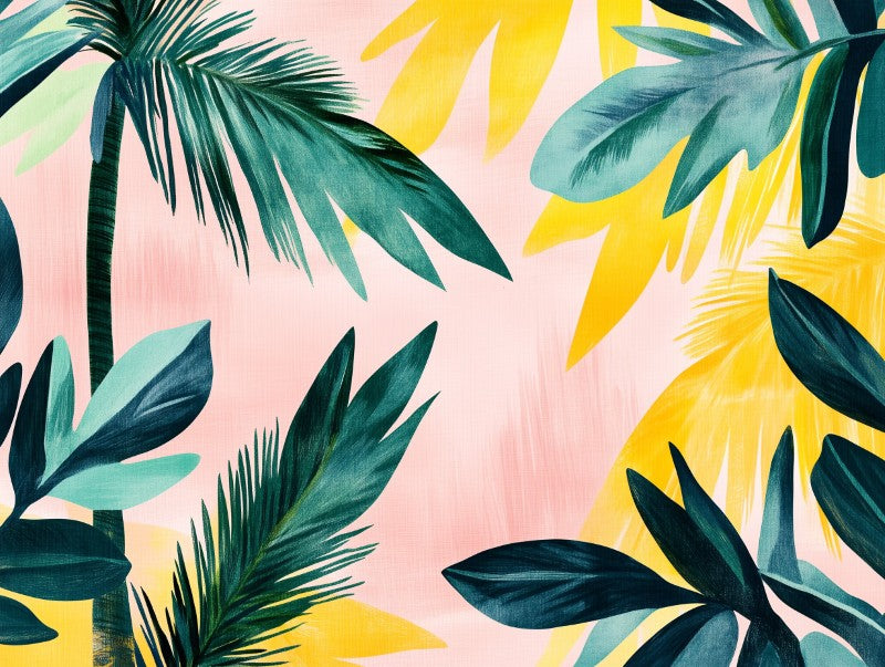 Vibrant Tropical Leaves Mix