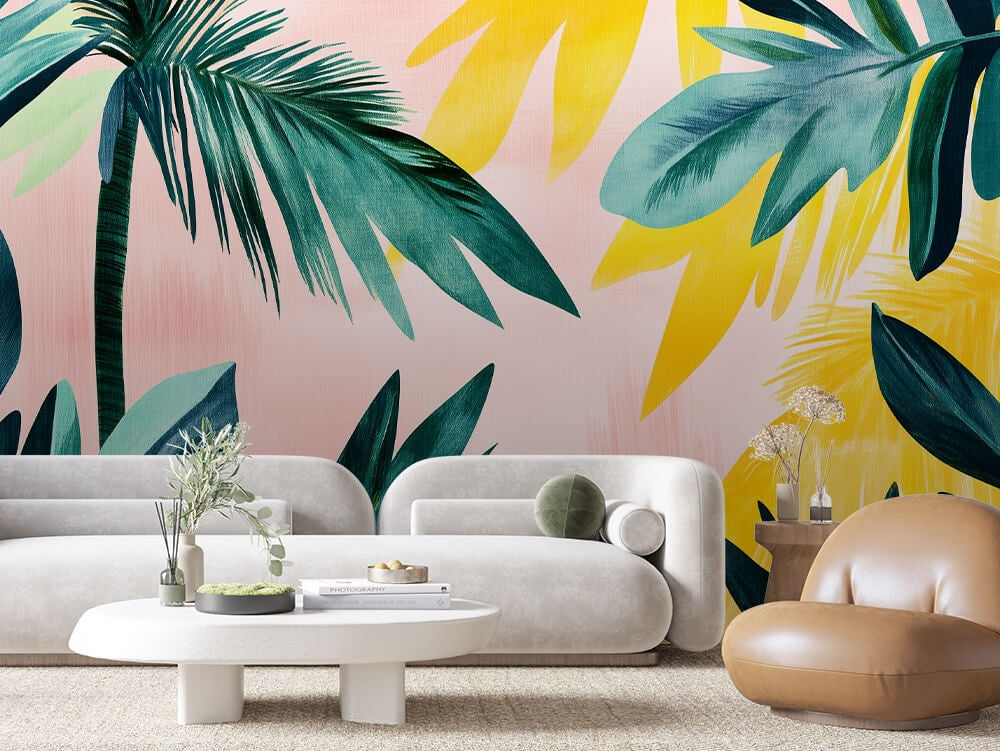 Vibrant Tropical Leaves Mix