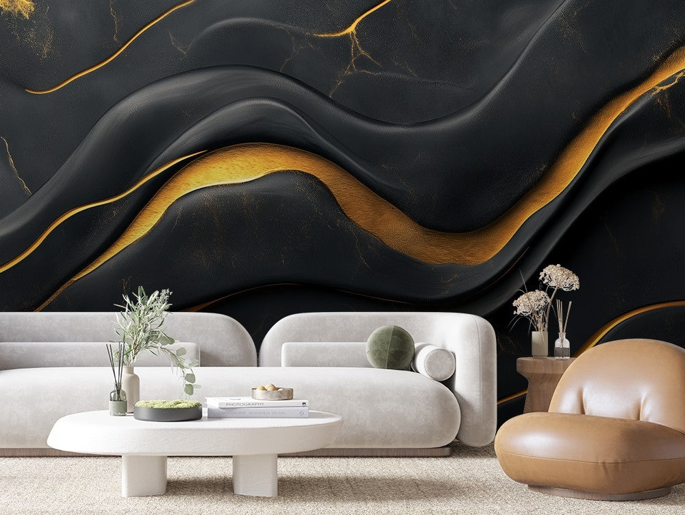 Dark Gold Vein Marble